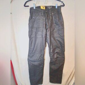 G-STAR Original Raw Denim Size 26x32 Fire Elwood Tapered Black New